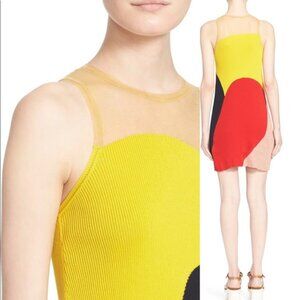 Stella McCartney - Colorblock Mini Dress | Size Medium | 42 (European)